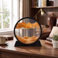 thumbnail image 1 of Moving Sand Art Picture Hourglass Decor, Plastic Dynamic Sandscape Ornament for Wine Cabinet, Office Desk, Home and Office Decor, Calming Stress Relief, 1 of 7