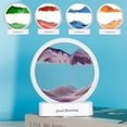 thumbnail image 1 of Moving Sand Art Picture, Liquid Motion Three-Dimensional Abyssal Sandscape in Mo-tion Display Flowing Sand Frame Relaxing Desktop Home Office Work Decor Art Toys, 1 of 6