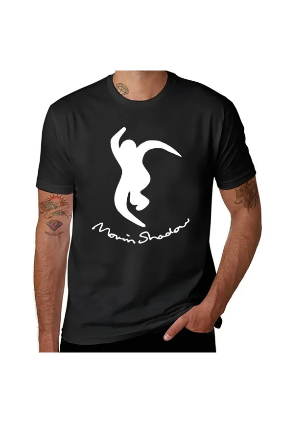 Moving Shadow Cursive Logo T-Shirt shirts graphic tees blanks anime clothes men | eBay
