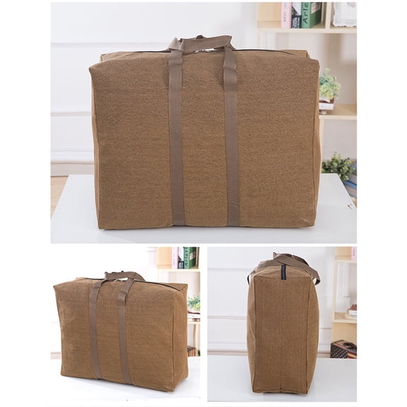 Moving Storage Bag for Bedroom | Large Capacity Clothes Travel Organizer • Waterproof Shoulder Hand Luggage Bag • Fabric Breathable Blanket Storage for RV, Under Bed