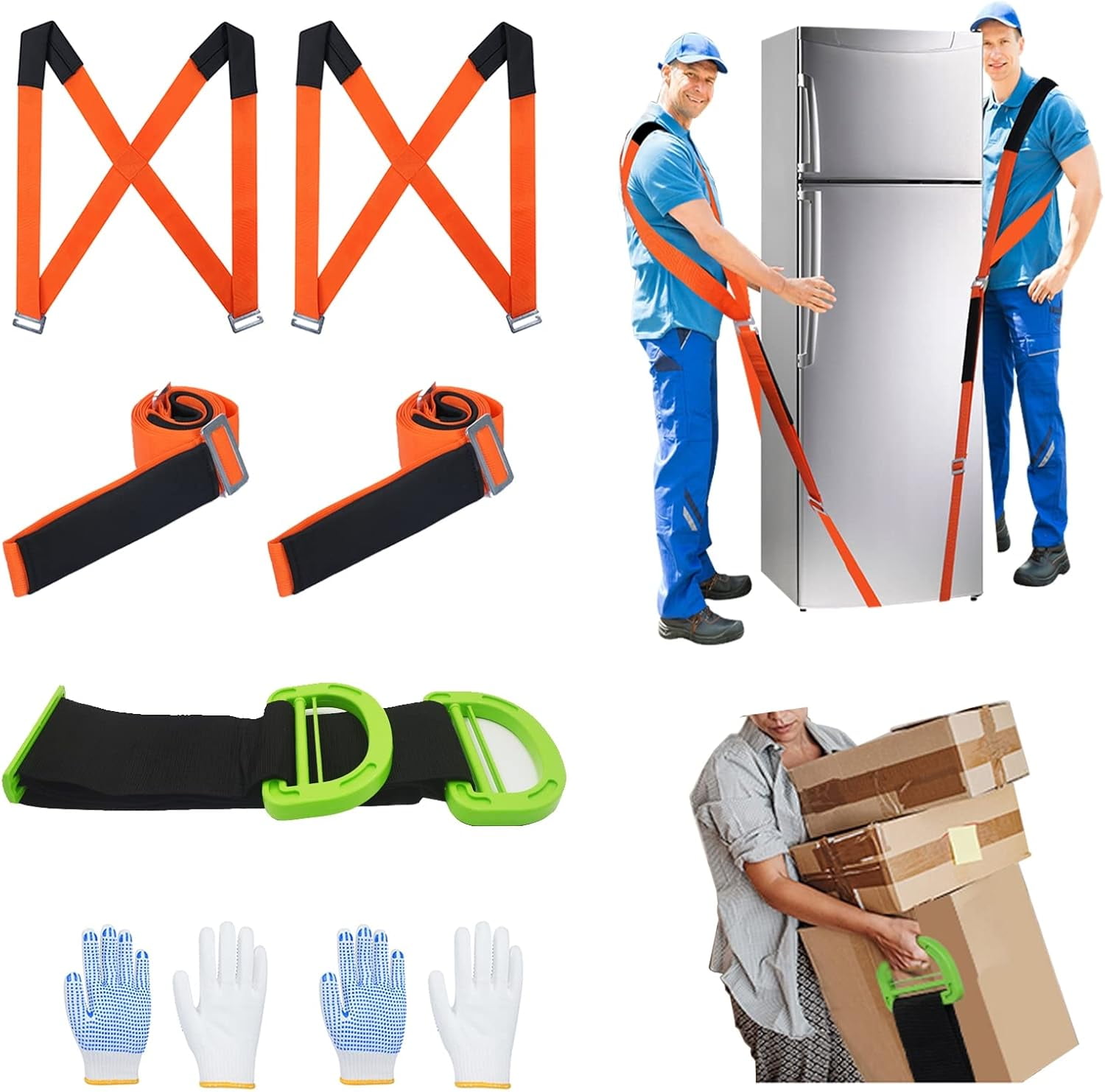 Moving Straps Lifting(Padded) One Person 2-Person Lifting And Moving - View #12