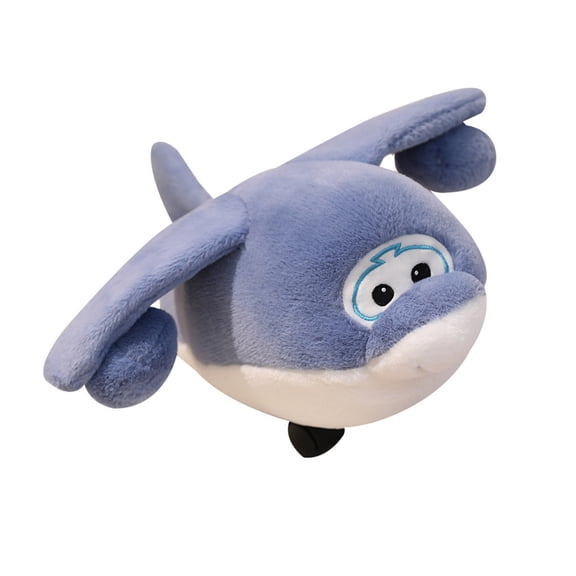 Moving Stuffed Aircraft Plush Doll Toy With Wheel Throw Pillow Emotion Support Comfort Toy For Interactive Playtimes