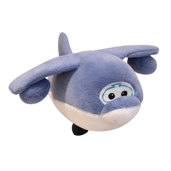 Moving Stuffed Aircraft Plush Doll Toy With Wheel Throw Pillow Emotion Support Comfort Toy For Interactive Playtimes