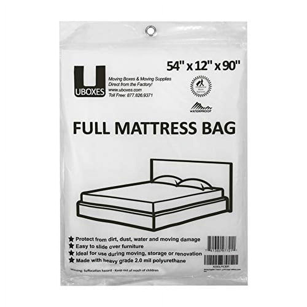 Moving Supplies (1 Pack) Full Size Mattress Bag 54" x 12" x 90