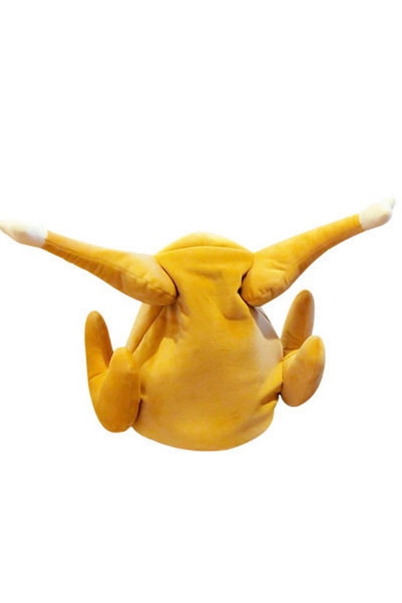 Moving Turkey Leg Hat Dance Hat With Music And Silent Mode Adjustable Head Size Soft Fabric Thanksgiving Christmas Costume Party Fun Novelty Hat