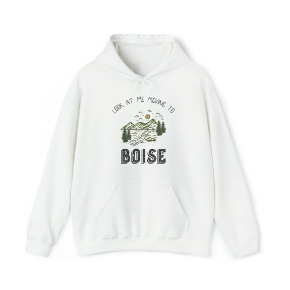 Moving to Boise Idaho Hoodie, Gifts, Hooded Sweatshirt
