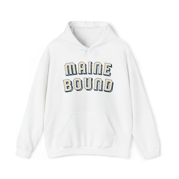 Moving to Maine Hoodie, Gifts, Hooded Sweatshirt