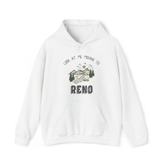 Moving to Reno Nevada Hoodie, Gifts, Hooded Sweatshirt