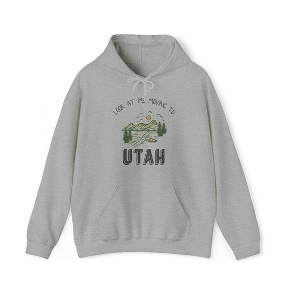 Moving to Utah Hoodie, Gifts, Hooded Sweatshirt
