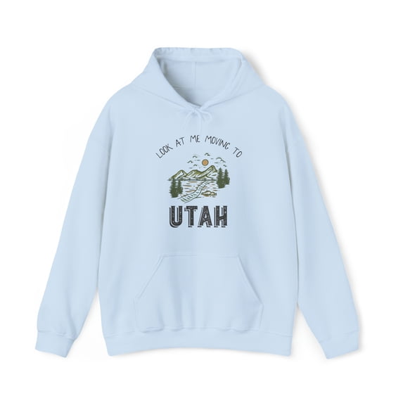 Moving to Utah Hoodie, Gifts, Hooded Sweatshirt