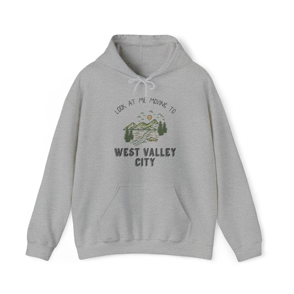 Moving to West Valley City Utah Hoodie, Gifts, Hooded Sweatshirt