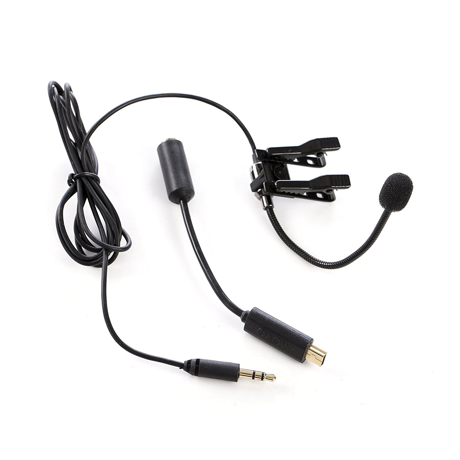  PowerDeWise Professional Grade Lavalier Clip On Microphone -  Lav Mic for Camera Phone iPhone GoPro Video Recording ASMR - Small Noise  Cancelling 3.5mm Tiny Shirt Microphone with Easy Clip On System 