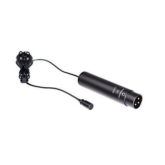 Movo Photo LV4-O Clip-On Omnidirectional Lavalier Microphone with XLR Connector