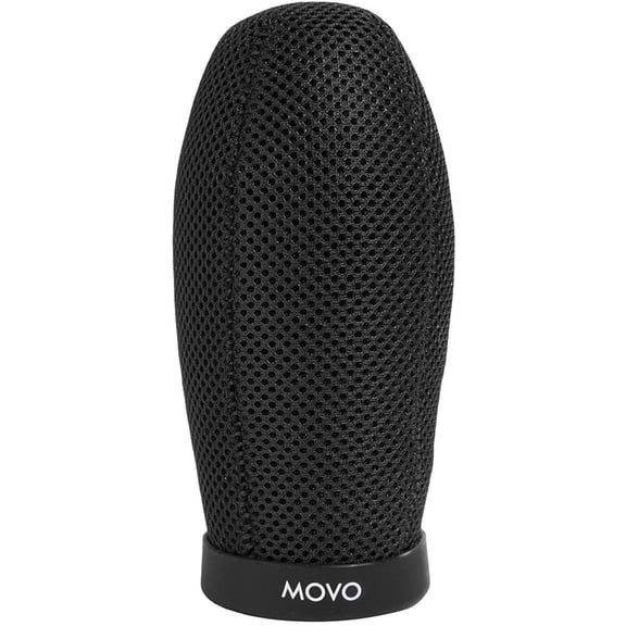 Movo Photo WST140 Ballistic Nylon Windscreen for Shotgun Microphones up to 4.7" Long & 18-24mm Diameter