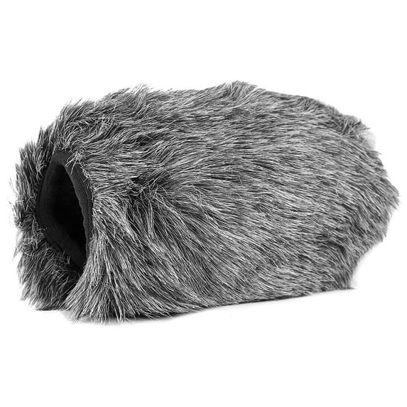 Movo WS-AM30 Furry Outdoor Microphone Windscreen Muff Custom Fit for Azden SMX-30 Stereo/Mono Switchable Video Microphone