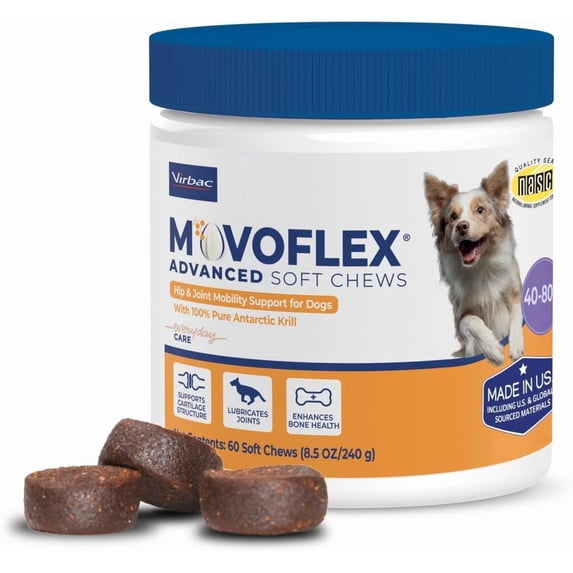 MovoFlex ADVANCED Joint Support for Medium Dogs (60 soft chews)