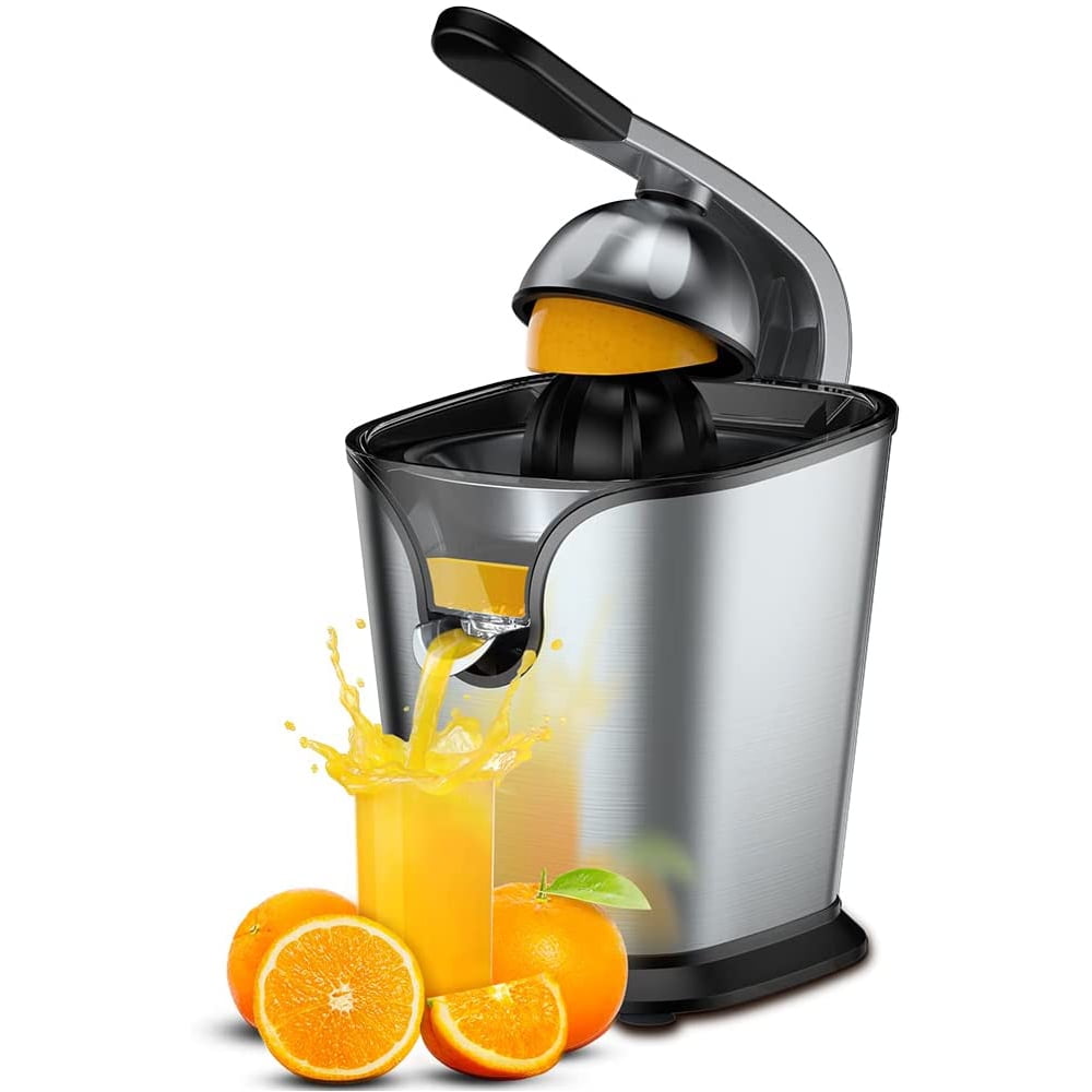 Movsou Electric Citrus Juicer for Orange Lemon Lime Grapefruit Juice