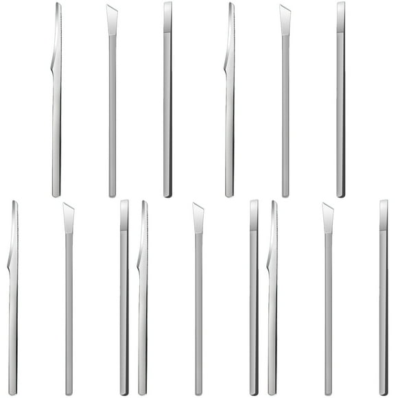 Movtotop 15pcs Pedicure Trimmer Toenail Blade Tool Nail Cuticle Remover Knives Professional Foot Sharp Blade
