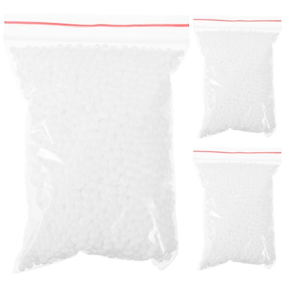 Amosfun Filling Material Beads White Foam 3 Packs
