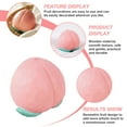 thumbnail image 1 of Amosfun Fruit Peach Decor Pink Wood 1Pcs for Home, 1 of 12