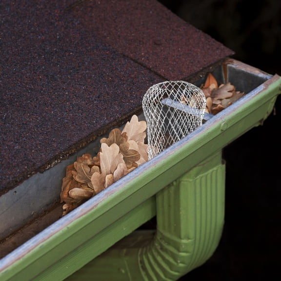 Amosfun Aluminum Gutter Guards with Mesh, Roof Drain Covers, Easy Installation and Cleaning