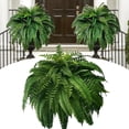 thumbnail image 1 of Mowaven Ferns, Monnromall Ferns, Fake Ferns, Growhabity Ferns, Uv Resistant Lifelike Artificial Boston Fern, Faux Ferns for Outdoor Planter Large, 2024 New Faux Ferns for Outdoor (60), 1 of 6