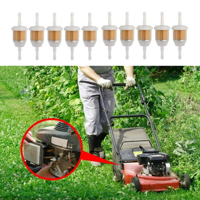 Mower Assembly,Fuel Filter 5/16'' Inline Fuel Filter Lawn Mower 10pcs