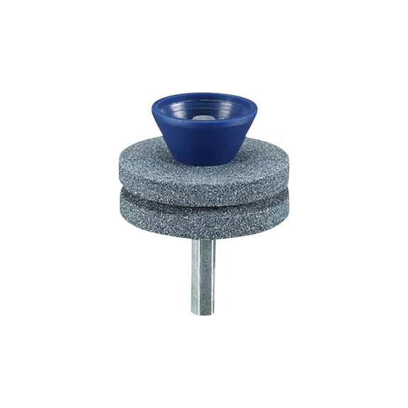 Mower Blade Sharpener for Power Hand Drill, Universal Grinding Wheel with Double Layer Design, Easy to Use Lawn Tool Sharpener for Blades Cutters