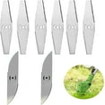 Mower Blades Metal Lawnmower Blades 8 Pack Grass Trimmer Blade Heads