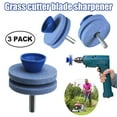 Mower Blades Sharpener Grinder Wheel Stone For Power Drill Hand Drill