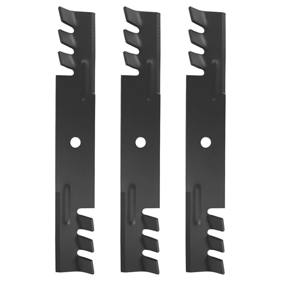 Mower Blades inch Mulching Blades for Bad Boy 038-5350-00,for Bunton PC1255,for Hustler 795757, for AM104489,for Lesco 021871,for Scag 481706,for Snapper 1-7043 3Pack