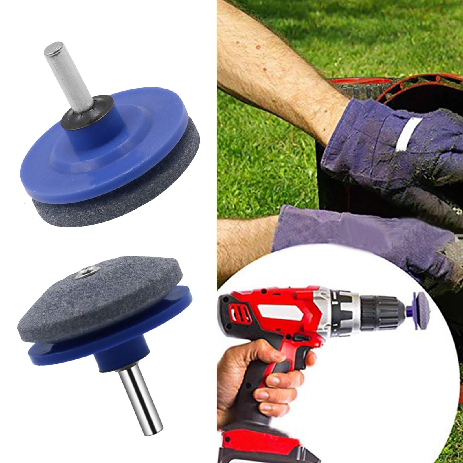 Mower Blunt Sharpener Upgrade Mower Sharpener Garden Tool Sharpener