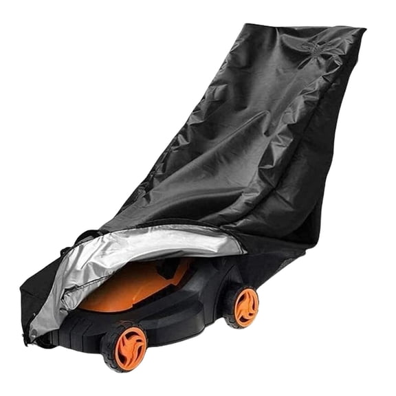 Mower Protective Cover Case Heavy Duty Oxford Cloth Windproof Drawcord Sun Rain Dust Resistant Outdoor Storage