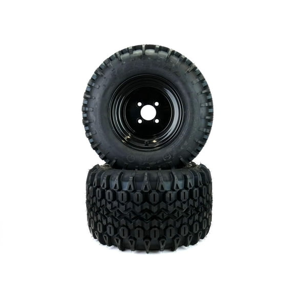 MowerPartsGroup 20 Inch Aggressive Deep Lug Wheel Assemblies (2 Count)