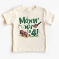 thumbnail image 1 of Mowin' My Way To 4 Toddler Shirt - Funny Cute Lawn Care Themed Four Year Old Birthday Outfit - Lawn Mower - Boho Toddler & Youth Tee TODDLER SHORT SLEEVE TEE BELLA CANVAS 3001T, 1 of 3