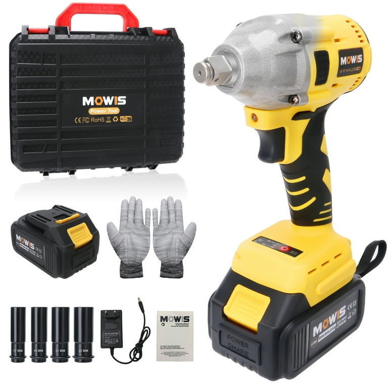 Cordless Impact Impact Wrench For Tire Lug Nuts Battery Operated