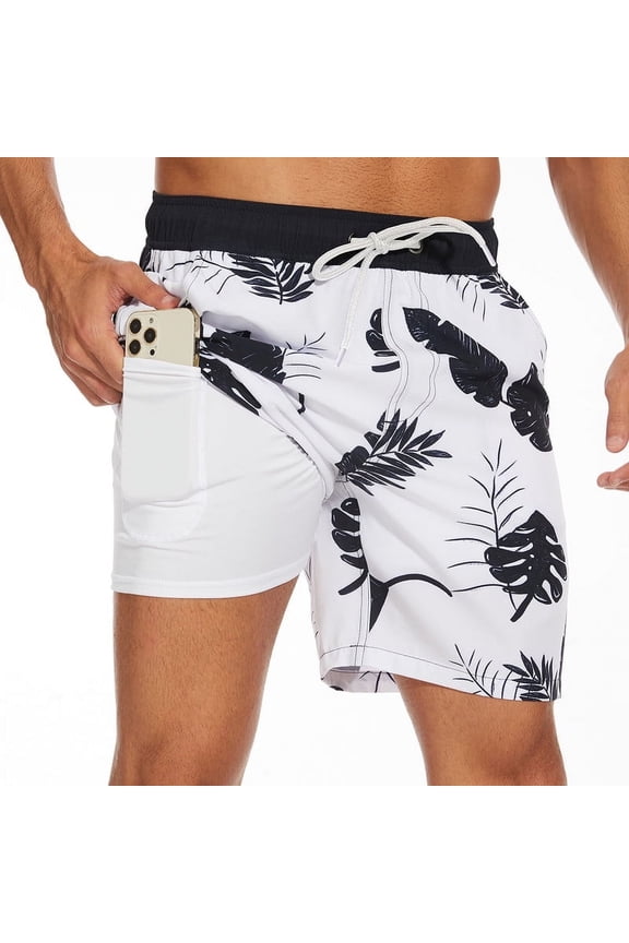Mens Swim Trunks Quick Dry Board Shorts Beach Short Bathing Suits, Size XL
