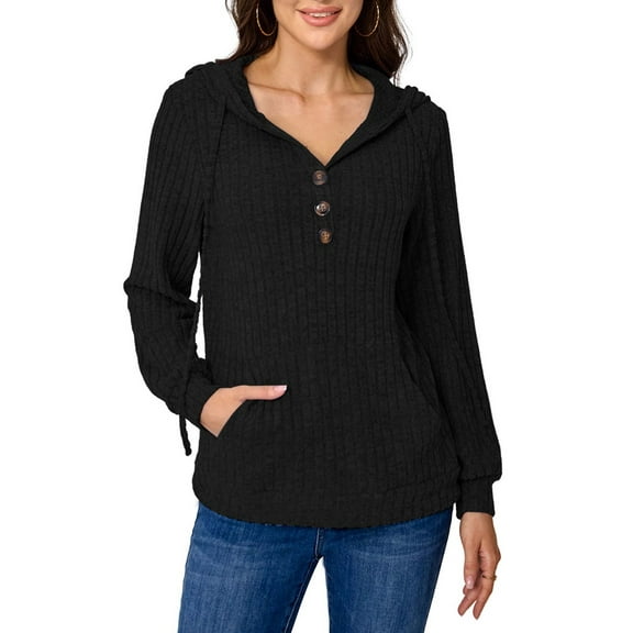 Long Sleeve Tops for Women Casual Tunic Tops Fall Dressy Blouses Lightweight Pullover Black XXL