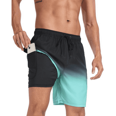 Mowujeit Swim Trunks Men Quick Dry Summer Board Shorts Breathable Swim Shorts for Men, XL