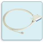 Moxa CN20030, Serial Cables, 10-pin RJ45 to DB25 female serial cable, Serial Cable Series