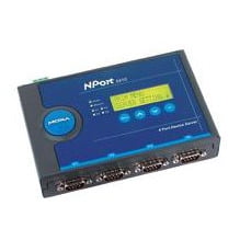 MOXA NPort 5450 w/Adapter - 4 Ports Device Server, 10/100 Ethernet, RS-232/422/485, DB-9, 15KV ESD, 110V Adapter Included