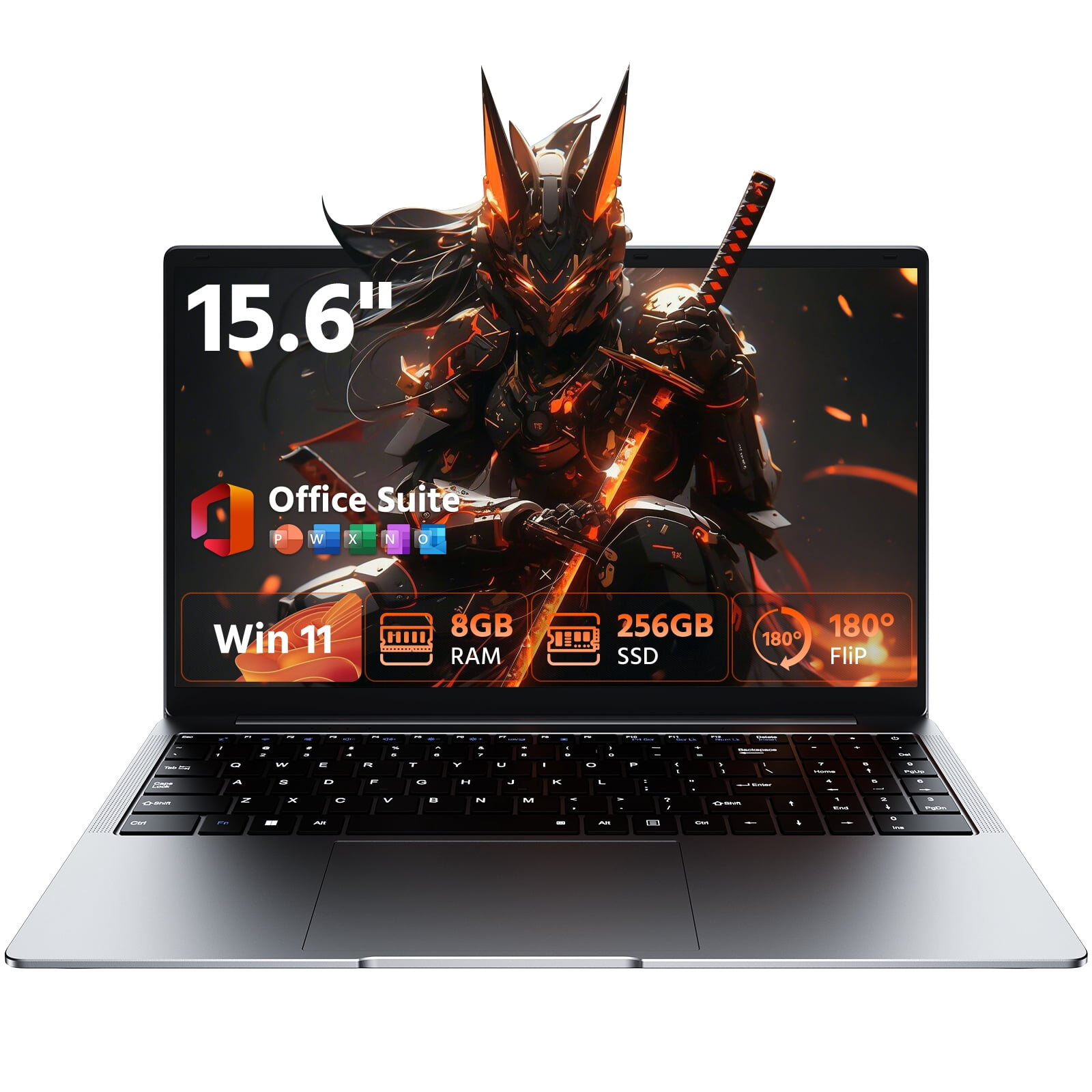 Moxalc 15.6 inch Windows 11 Pro Laptop,8GB RAM 256GB SSD,Bussiness