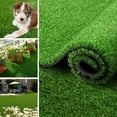 thumbnail image 1 of Moxie Artificial Grass Rug 6FTX15FT Large Indoor/Outdoor 0.4" Synthetic Grass Turf with Drainage Holes for Patios, Lawns, and More, 1 of 7