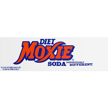 Moxie Diet Soda Pop, 12 fl oz, 12 Pack Cans