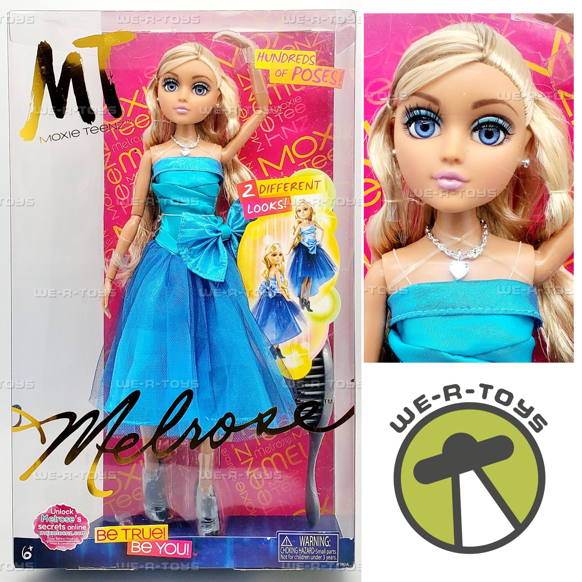 MGA Entertainment, Melrose Moxie Teenz Doll Blue Formal Dress