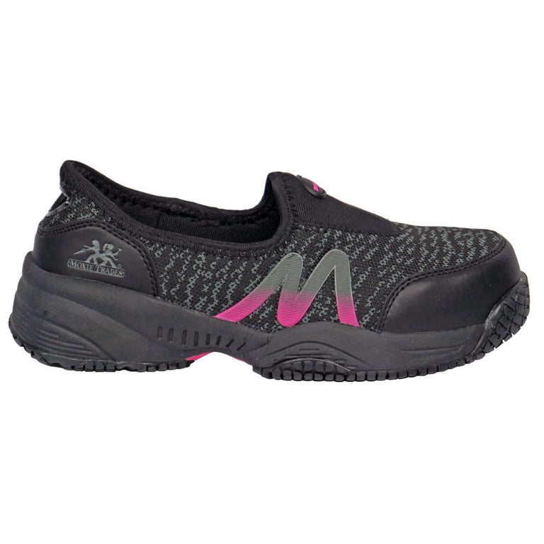 靴 melt the lady Moxie Trades Women's Zena Composite Toe Slip-On Work Shoes