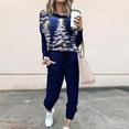 thumbnail image 1 of Moxiu Christmas Sweatsuit Outfit for Women,Lounge Sets for Women Sweatsuits Sets Two Piece Christmas Print Long Sleeve Tops and Jogger Pant Workout Athletic Tracksuits 2024 Multicolor,XL, 1 of 1