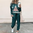 thumbnail image 1 of Moxiu Christmas Sweatsuits Womens,Lounge Sets for Women Sweatsuits Sets Two Piece Outfit Christmas Print Long Sleeve Tops and Jogger Pant Workout Athletic Tracksuits 2024 Multicolor,XXXL, 1 of 1