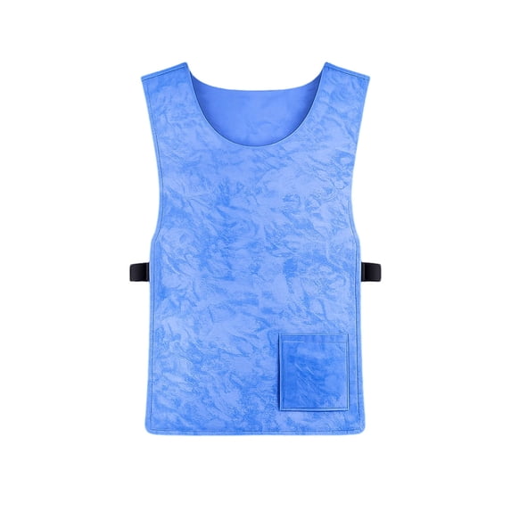 Moxiu Cooling Vest for Men Women with 8 Reusable Polymer Crystal Ice Packs Long-Lasting Cooling Vest for Hot Outdoor Work 2026 Blue