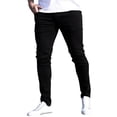 thumbnail image 1 of Moxiu Denim Jogger Jeans Pants for Men Drawstring Denim Pants Slim Fit Elastic Waist Pull On Jean Lightweight Jeans Trouser 2026 Black,S, 1 of 3